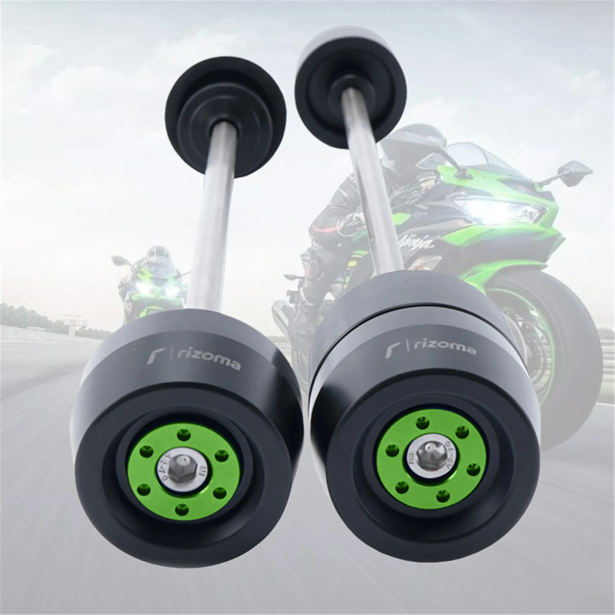 Для Kawasaki ZX 6R ZX6R Ninja636 Ninja 636 2009 2020 защитные слайдеры передней и задней оси