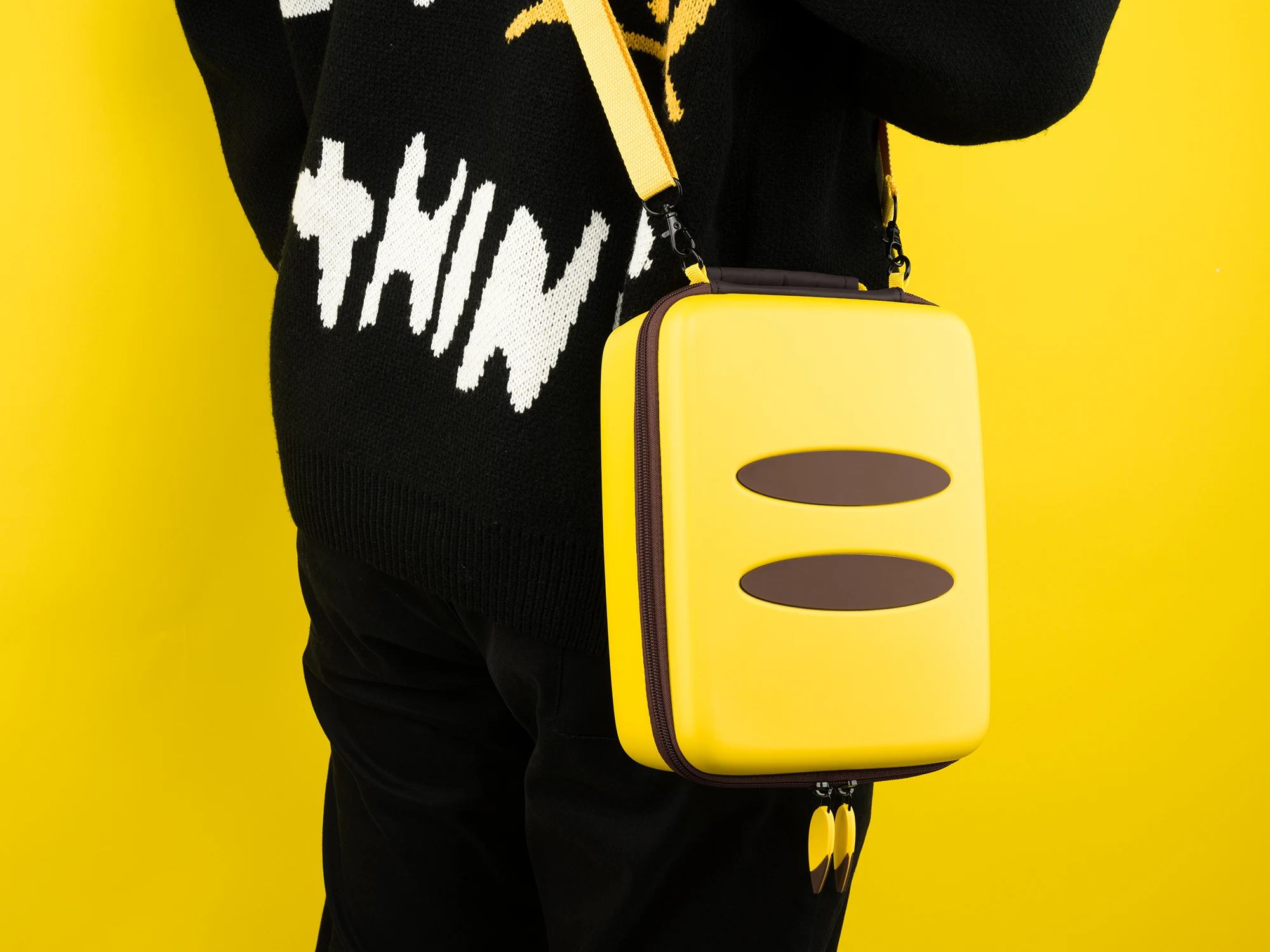 GeekShare Nintendo переключатель сумка для хранения Желтый Пикачу полоса путешествий