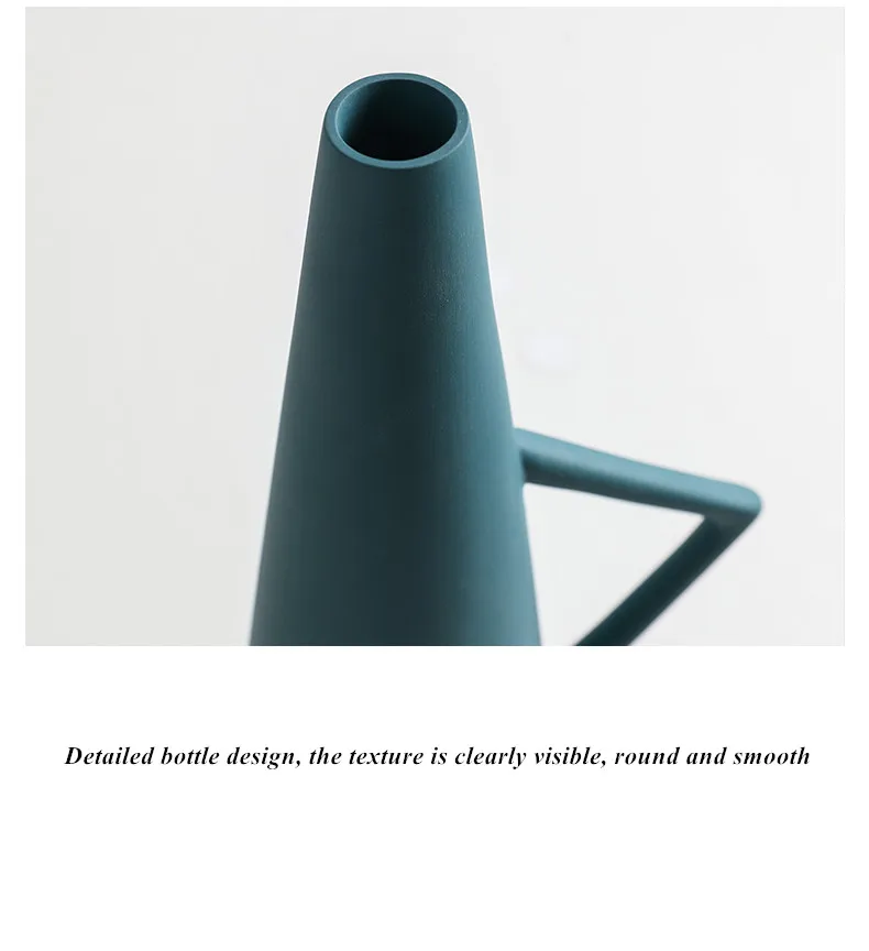 

Nordic Minimalist Ceramic Vase Decoration Home Creative Models Living Room Model Flower Home Decoration Accessories Vase