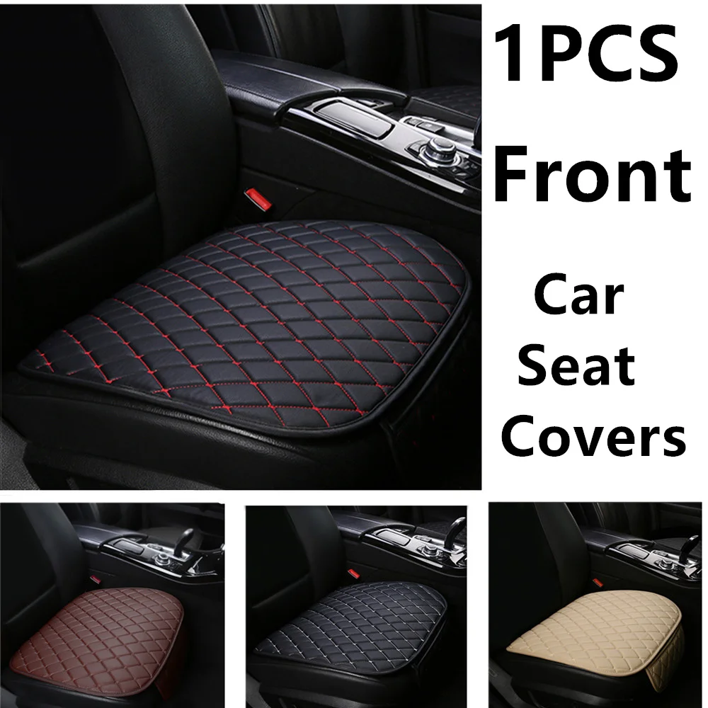 

Front Leather Car Seat Covers For Volkswagen Golf Amarok Canyon Aventura Atlas Beetle Jetta Bora Polo CC Cars Seat Cushion Pad