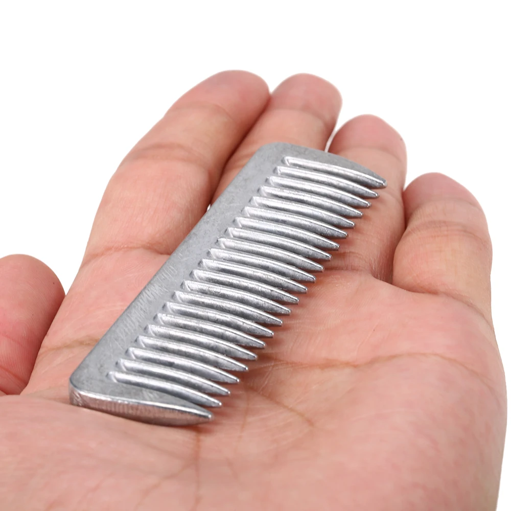 Инструмент для ухода за лошадью металлический из алюминиевого сплава гребень