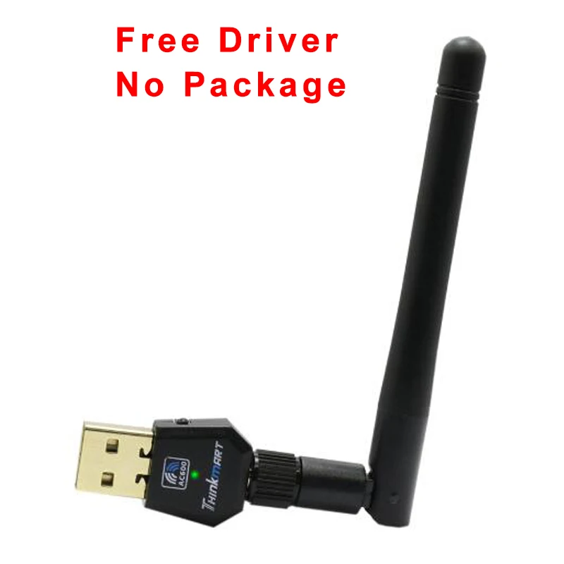 Free Driver Cover Wifi антенна Сеть карта Бесплатный драйвер AC600Mbps USB Wi-Fi Беспроводной адаптер RTL8811AU 2,4G 5,8G двухдиапазонный для Win Max Linx2.6X - Цвет: Free Driver Cover