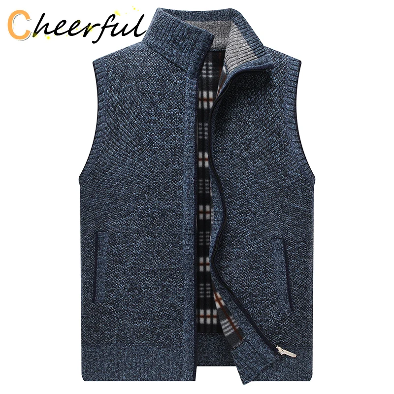 Новинка мужской свитер жилет модная уличная одежда в японском стиле безрукавка