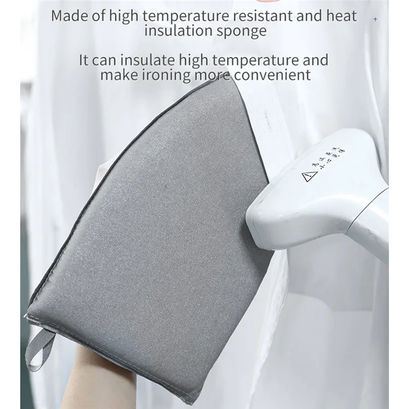 

Hand-Held Mini Ironing Pad Sleeve Ironing Board Holder Heat Resistant Glove For Clothes Garment Steamer Iron Table Rack