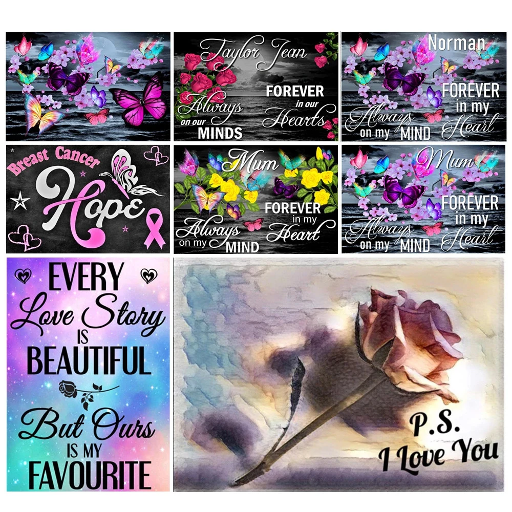 КАМИ ЙИ Бутик Горячая Распродажа Благословений Бабочка Теплая Роза Даймонд Пэинтинг Современное Украшение Дома Абстрактная Фреска Стиль Нордик