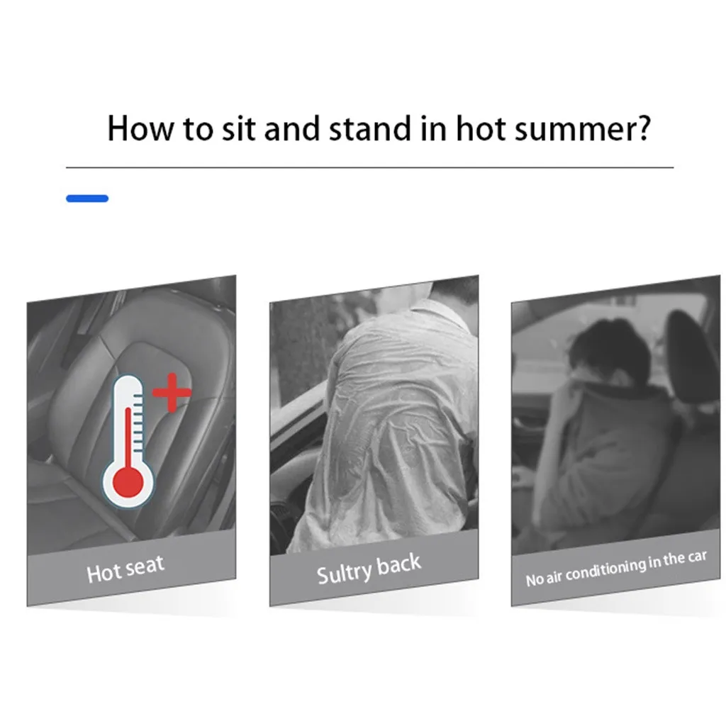 Автомобильный мини-вентилятор на заднее сиденье складной бесшумный вентилятор с