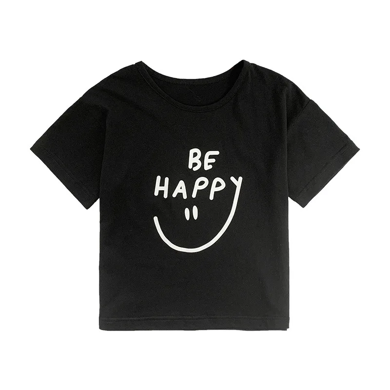 

Summer Boys cartoon short sleeve cotton T shirts children 3 colors thin casual Tees 1-6 years all-match Tops