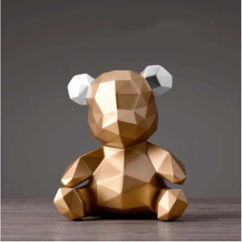 

Simple Creative Bear Piggy Bank Home Furnishing Decoration Wedding Storage Box Money Children Coins Holders Box Kids Toys