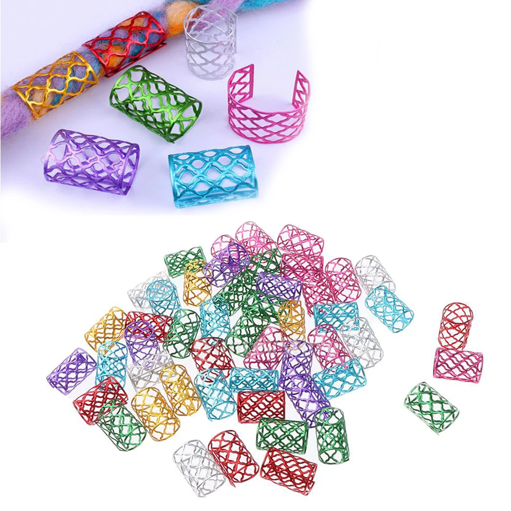 50 шт. s образные формы для косичек бороды наращивания волос конского