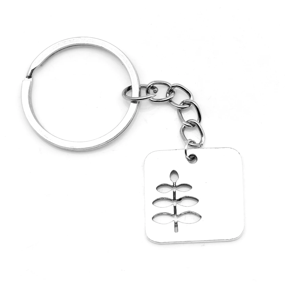 

23x24 мм Подарочный Брелок с полыми листьями 1 шт.