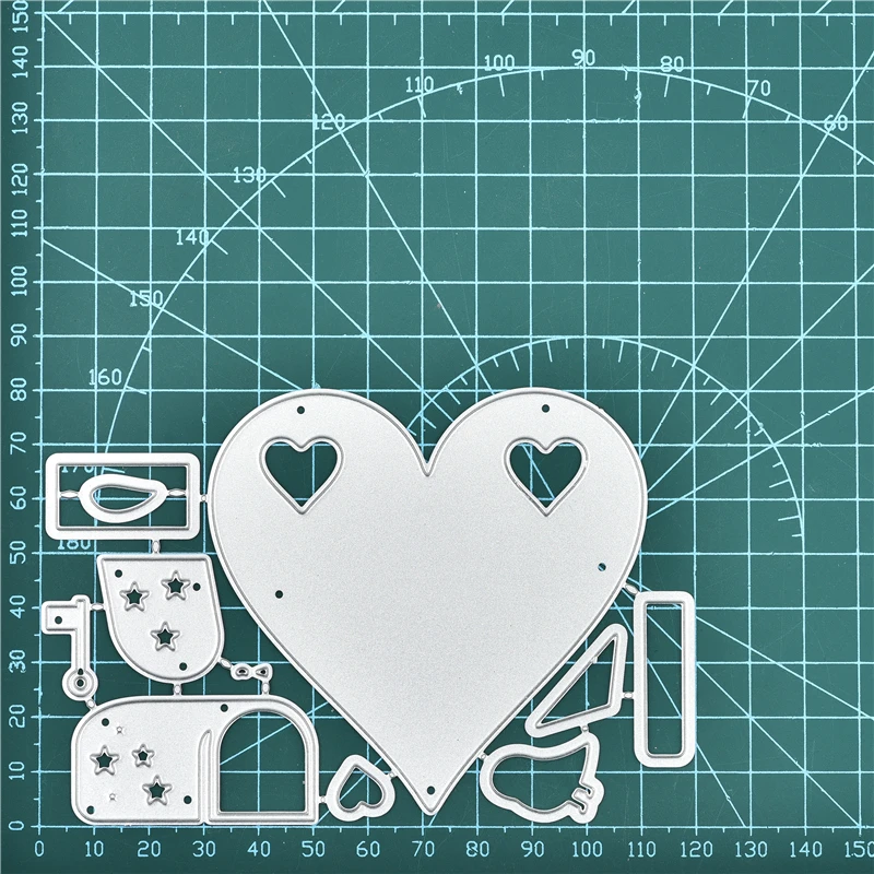 Почтовый ящик DiyArts металлические Вырубные штампы Птица Любовь для рукоделия