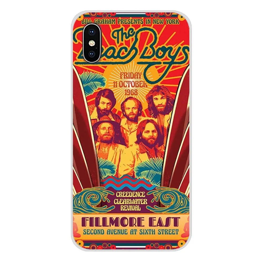 Аксессуары чехлы для телефонов Чехлы Xiaomi Mi4 Mi5 Mi5S Mi6 Mi A1 A2 A3 5X 6X 8 CC 9 T Lite SE Pro The Beach Boys