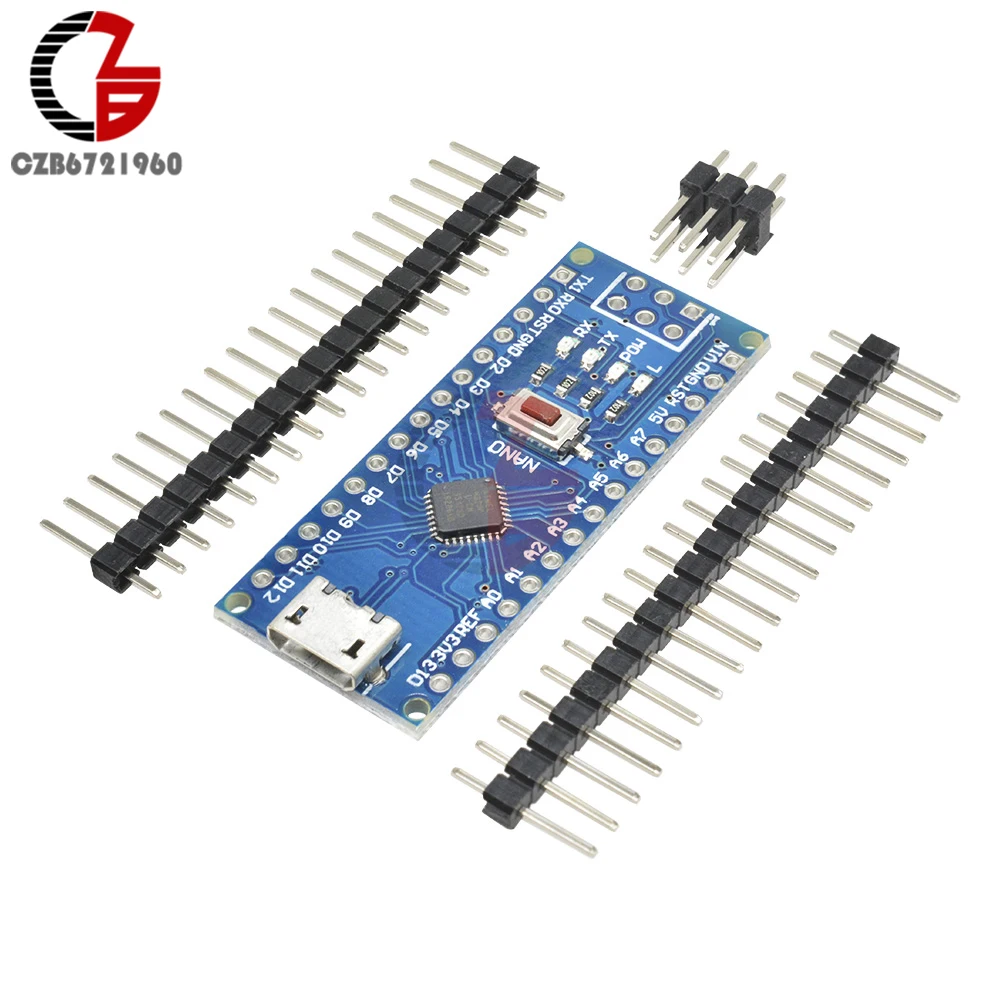 Плата разработки 5 в Type-C Micro USB C CH340 Nano V3.0 ATMEGA328P-MU ATMEGA328 с автоматическим