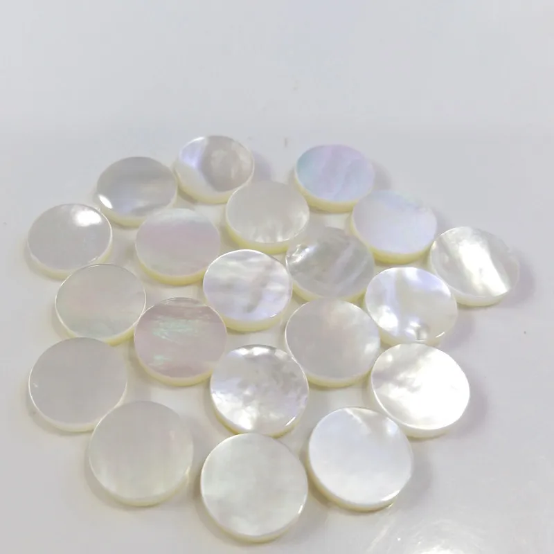 Натуральные жемчужные круглые бусины 10 мм плоские монеты драгоценный камень