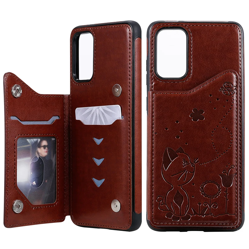 Сумка через плечо кожаный чехол-кошелек для iPhone X XR XS Max 6 6s 7 8 Plus 11 Pro Samsung S8 S9 S10 Note 10 +