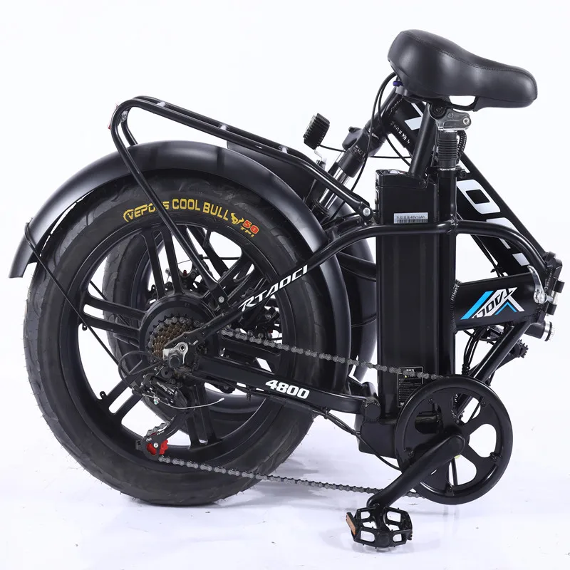 Фэтбайк горный велосипед колеса 20 дюймов Интеллектуальная батарея 500 Вт двойные