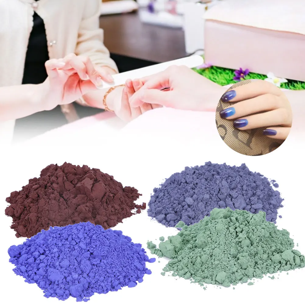 

1Pc DIY Thermochromic Temperature Activated Pigment Powder Heat Sensitive Color Changing Powder for Paint Resin Epoxy Art Craft