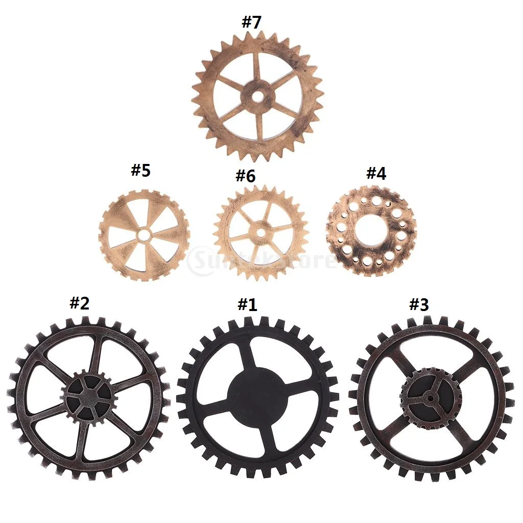 

Modern Fashion Wall Hanging Wooden Gear Model Mural Home Decorative Decoration Ornament Gift