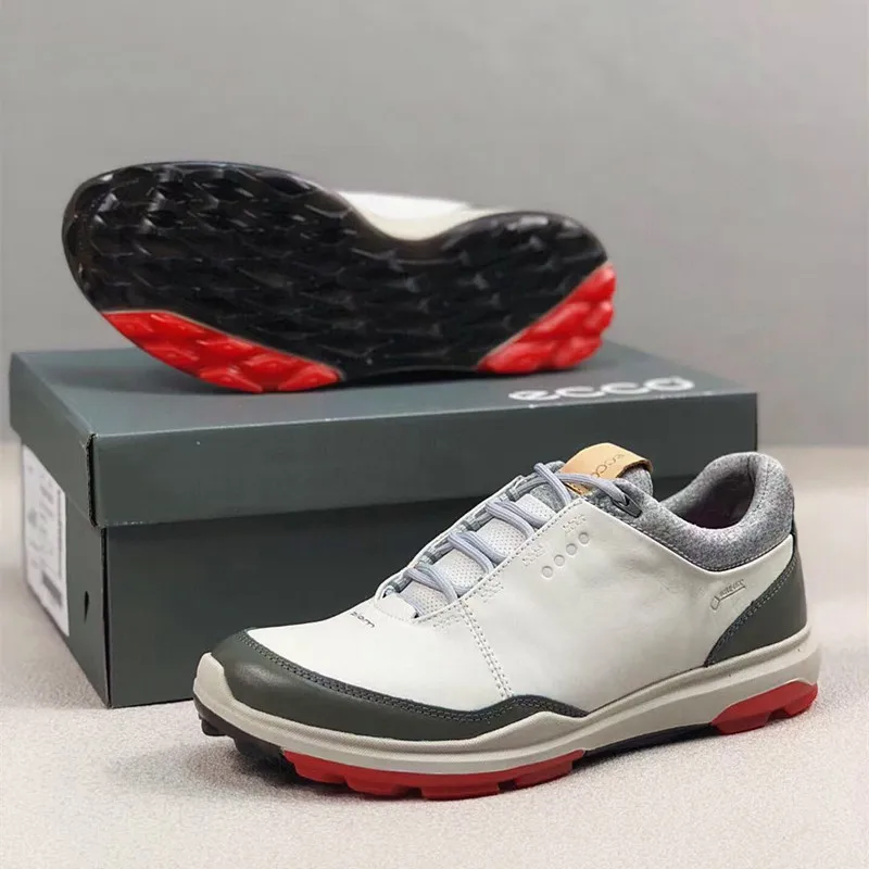 Брендовая мужская Профессиональная обувь для гольфа мужские кожаные туфли