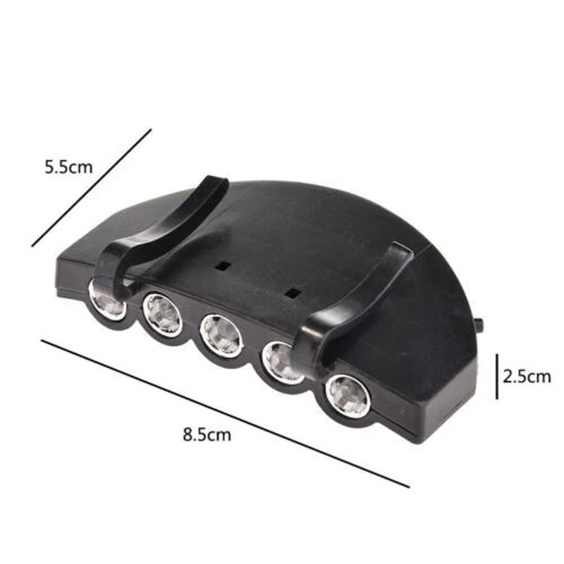 На открытом воздухе охотничий зажим на лампы головного света Кепки 5