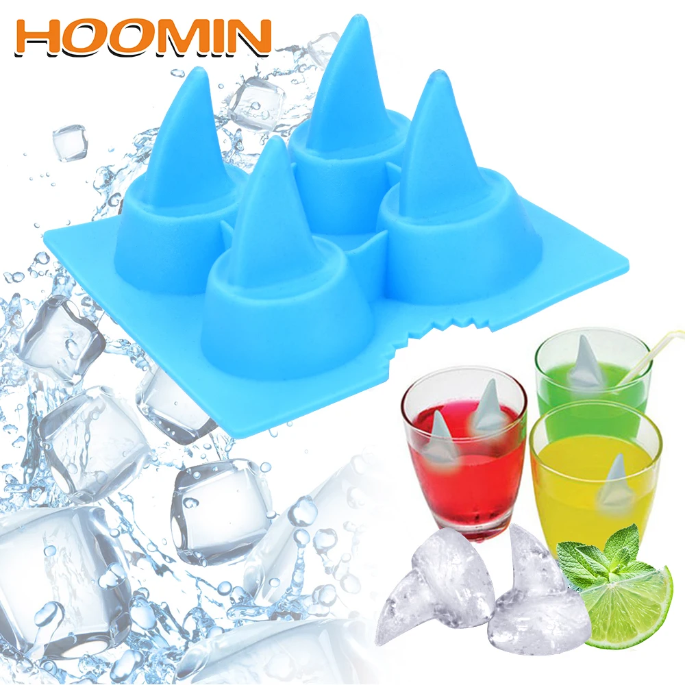 HOOMIN льда прессформы кубик лоток силиконовые формы виски вино коктейльное в форме