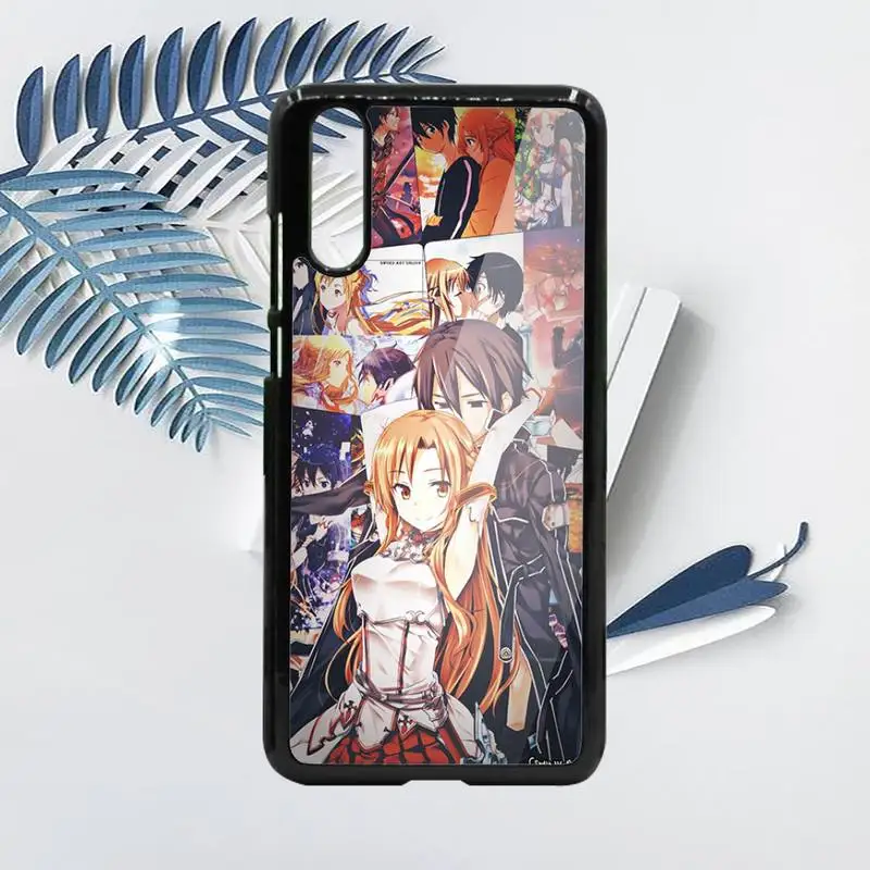 

Japan anime Sword Art Online Phone Case PC For Samsung galaxy S note 8 9 20 10 e lite2019 plus pro ultra