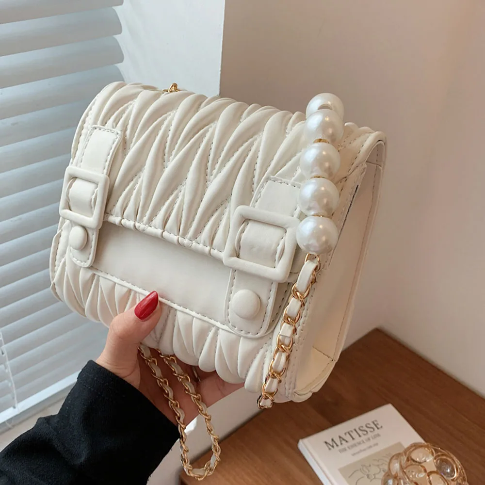 

Новинка 2021, роскошная дизайнерская Маленькая женская сумка из искусственной кожи на цепочке, сумка на плечо, летняя модная сумка-мессенджер...