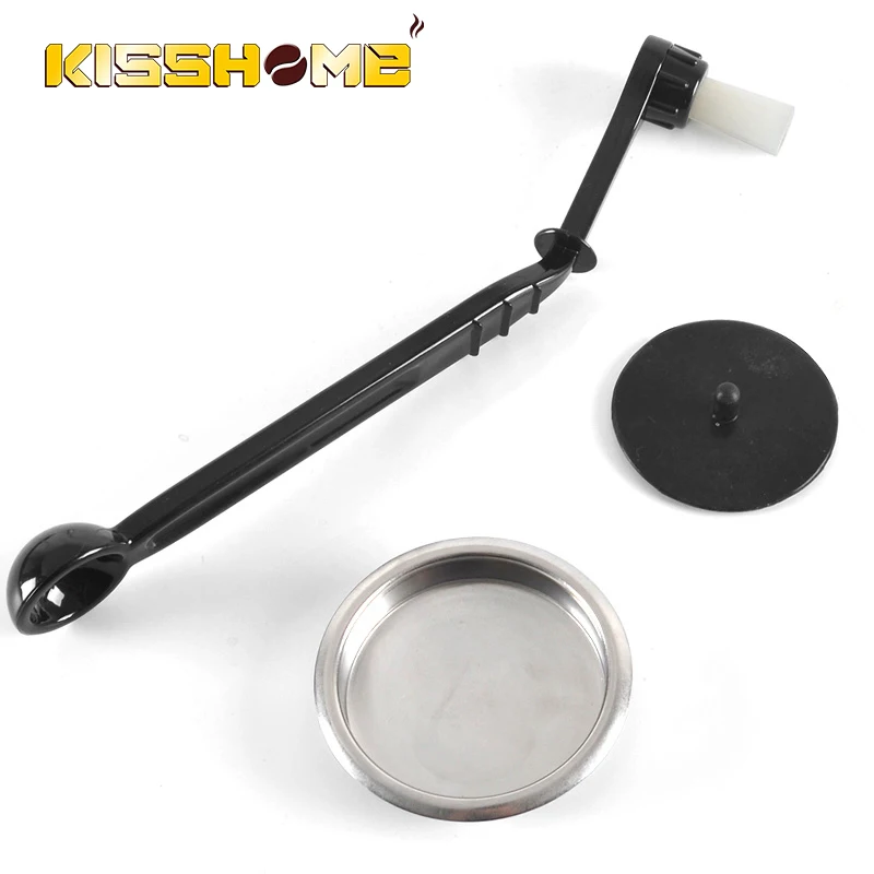 

1 шт. полуавтоматические Запчасти для кофе-машины, чаша для промывки задним ходом 58 мм, фильтр для пивоварения, очистка глухой чаши без отвер...