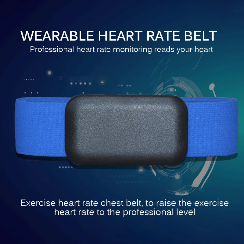 

Bluetooth 4.0 Heart Rate Monitor Chest Strap Fitness Sensor Compatible Belt Outdoor Cycling Running Hiking Heart Rate Band
