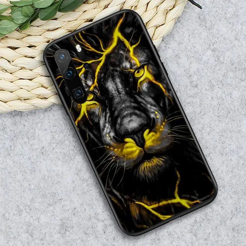 

Animal Lion Tiger Special effects cool Phone Case For Huawei honor Mate P 10 20 30 40 i 9 8 pro x Lite smart 2019 nova 5t