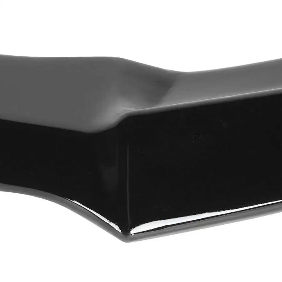 Глянцевый черный передний бампер спойлер разветвитель автомобиля