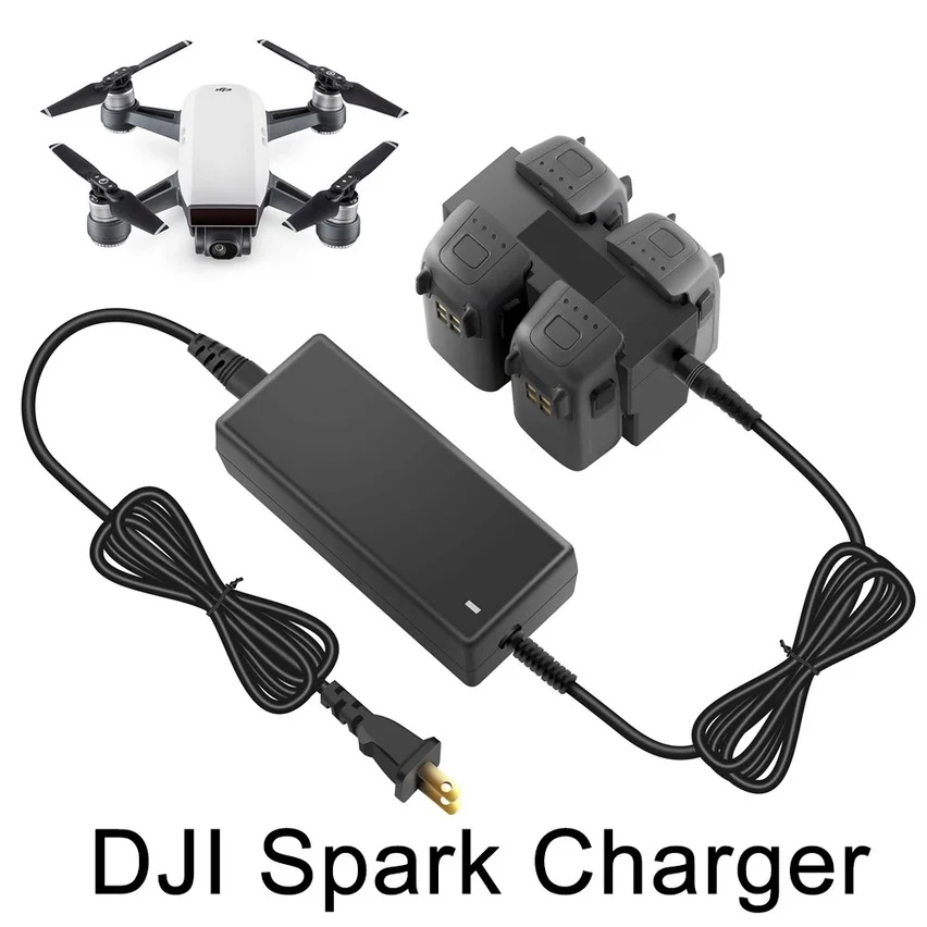 

Battery Charger for DJI Spark Drone Parallel Fast Charging Hub FOR DJI SPARK 4in1 Intelligent Flight Battery Manager Accessory