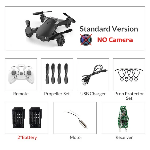 black30w2batteries Eachine E61 E61HW Мини WiFi FPV с HD камерой высота режим удержания складной Радиоуправляемый Дрон Квадрокоптер RTF - Цвет: black30w2batteries
