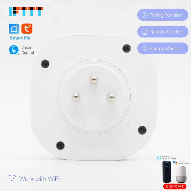 16A Израиль Wi Fi умный IL Plug power Monitor умная розетка голосовое интеллектуальное