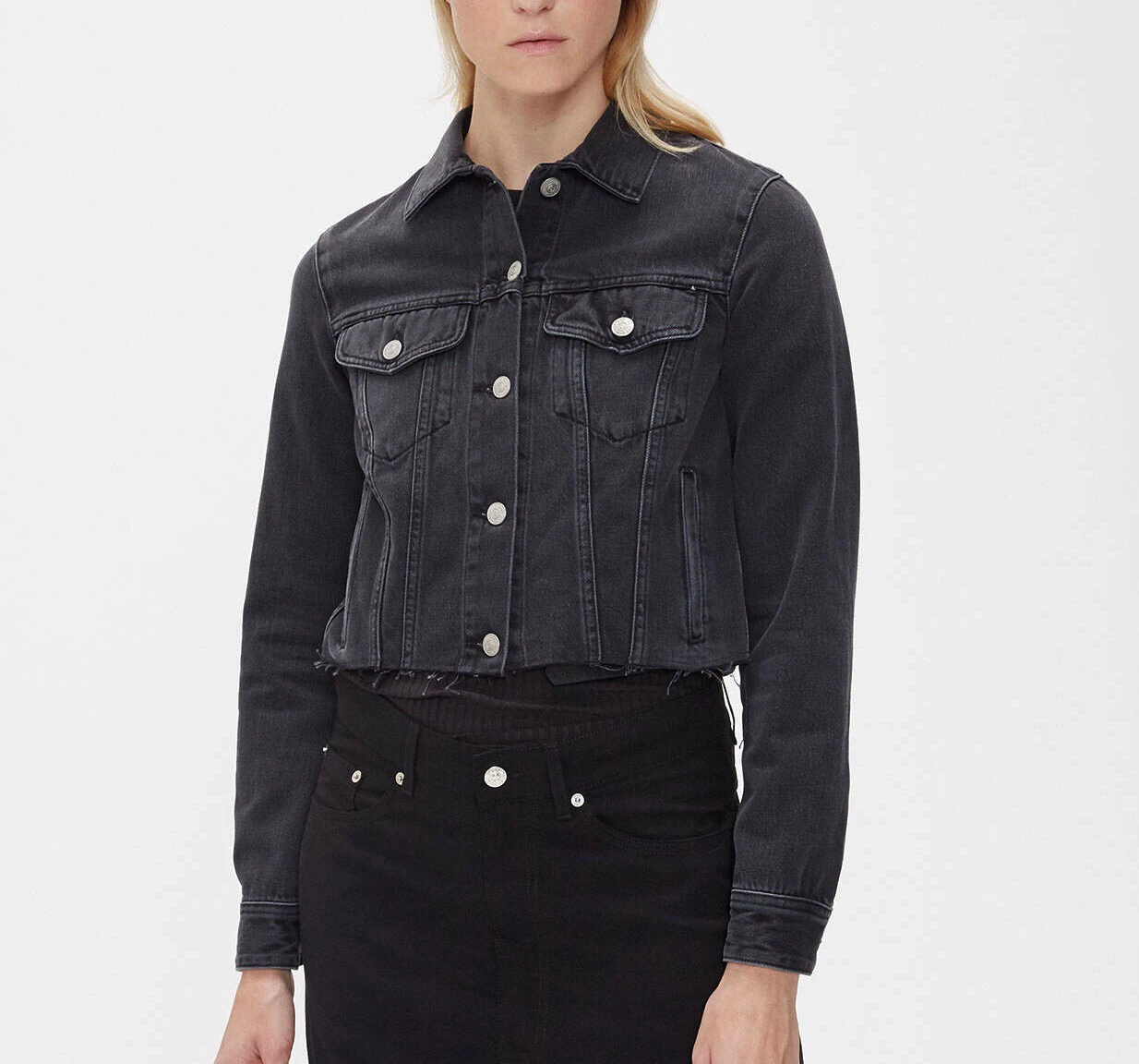 

Designer Clothes Short Slim Denim Coat Jacket Women Jacket Jeans Fall
