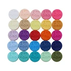 Силиконовые бусины Я люблю папу, мама, 18 мм, 200 шт., бусины сделай сам, ювелирные изделия, ожерелье, браслет, искусственный силиконовый детский Прорезыватель для зубов