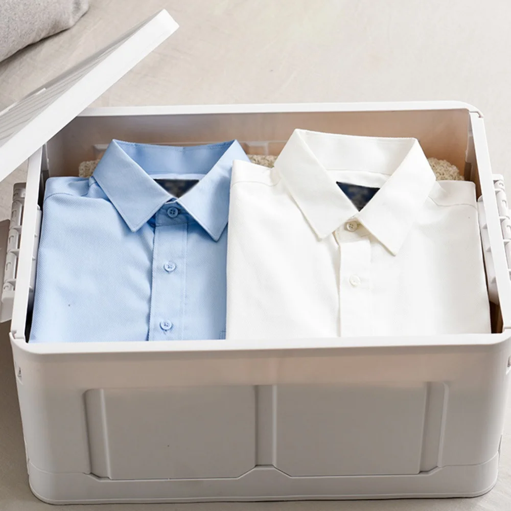 

Folding Storage Box Dust-proof Clothes Books Organization Baskets Kids Clothes Socks Groceries Storage Basket