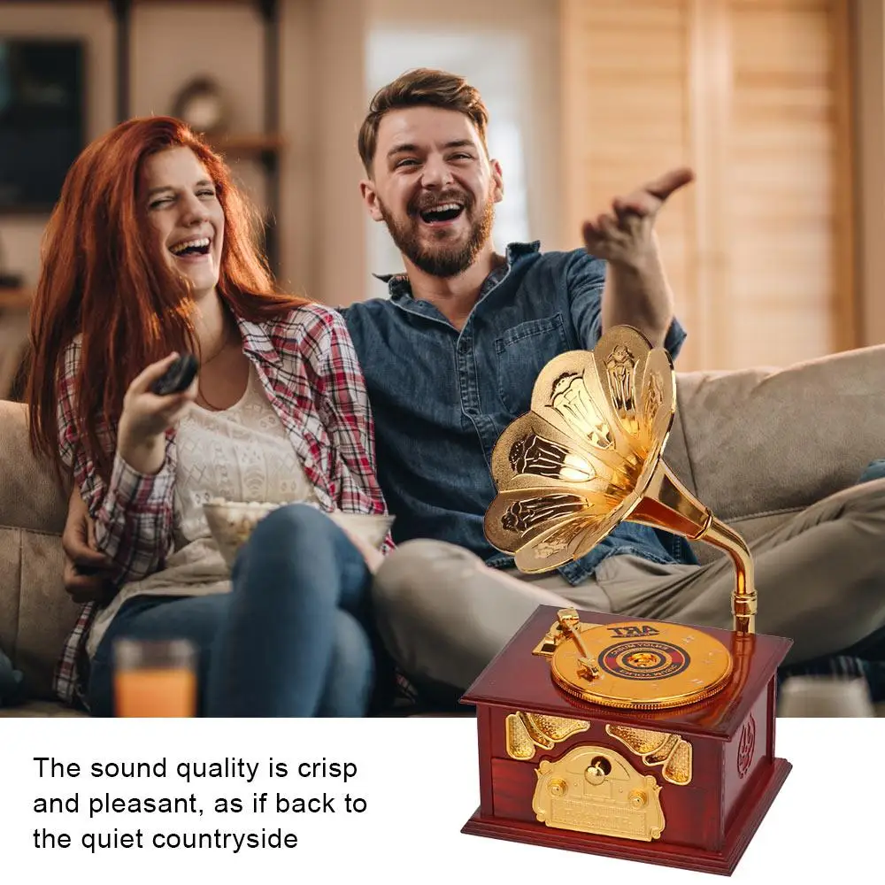 Подарочная Музыкальная Коробка Ретро деревянный Заводной привод швейная машина