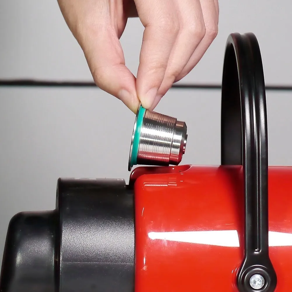 Капсула Nespresso из нержавеющей стали многоразовая обновленная с круглым