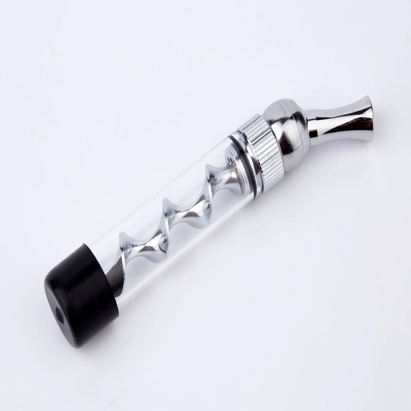 G090-silver Аксессуары для сигарет машинка для скручивания табака Мини Стеклянная трубка аксессуары для курения креативная Мода плоский держатель для табака - Цвет: G090-silver