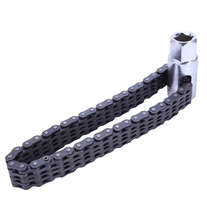 Масляный фильтр цепной гаечный ключ для удаления регулируемого инструмента