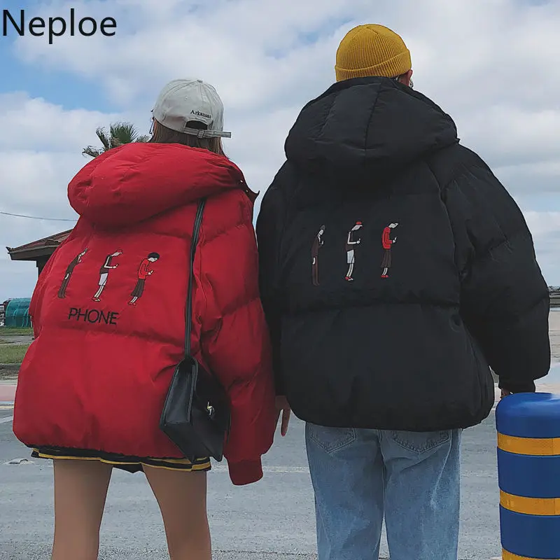 Neploe/зимнее хлопковое пальто с двойным лицом в Корейском стиле женская утепленная