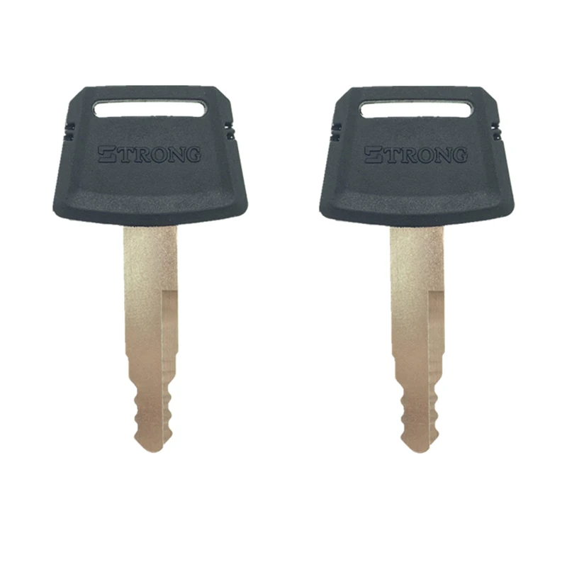 

2 PCS Heavy Equipment Key For STRONG Excavator Loader Bulldozer Free Shipping