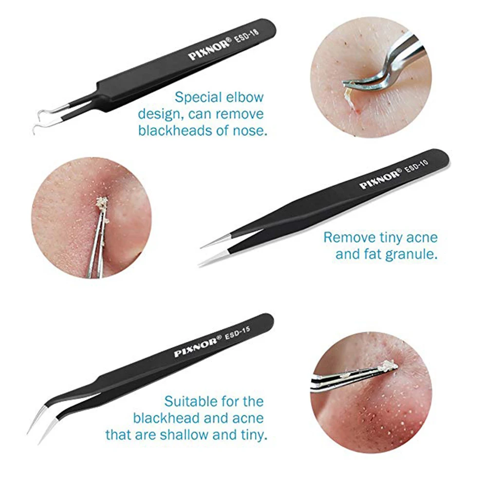 10 шт. Антистатический пинцет антистатический набор инструментов Высокоточный