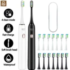Зубная щетка Xiaomi SOOCAS X3U электрическая Звуковая, перезаряжаемая отбеливающая, для взрослых, инструменты для уборки полости рта, 5
