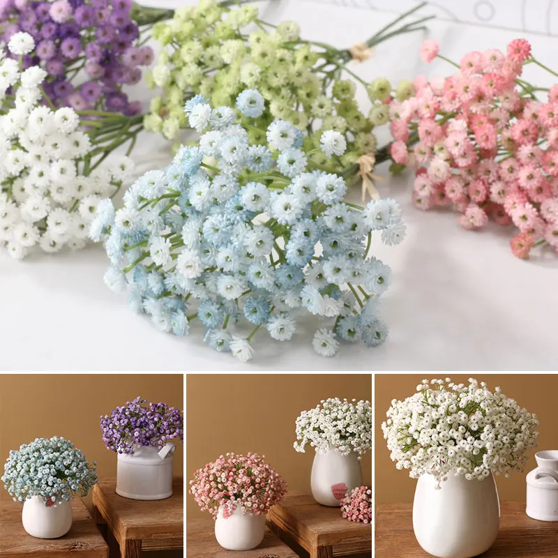 

Мини искусственный букет Гипсофила фотографии, обувь для невесты, подружки невесты свадебные цветы букет невесты гостиная декорация дома у...