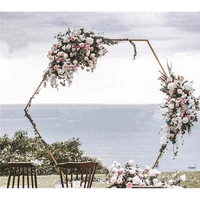flower frame geometric diamond wedding arch decor backdrop stand home party backdrop decoration balloon arch stand