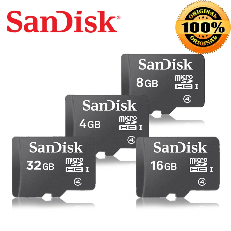 Карта памяти SanDisk micro SDHC класс 4 16 ГБ 8 Гб|Карты памяти| |