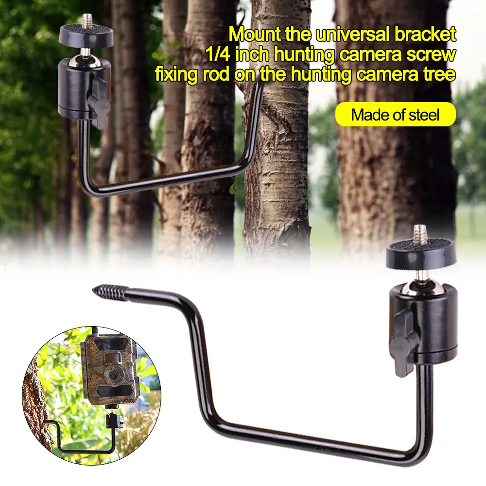

VASTFIRE Mount the Universal Bracket M5 1/4 Inch Hunting Camera Screw Fixing Rod On the Hunting Camera Tree