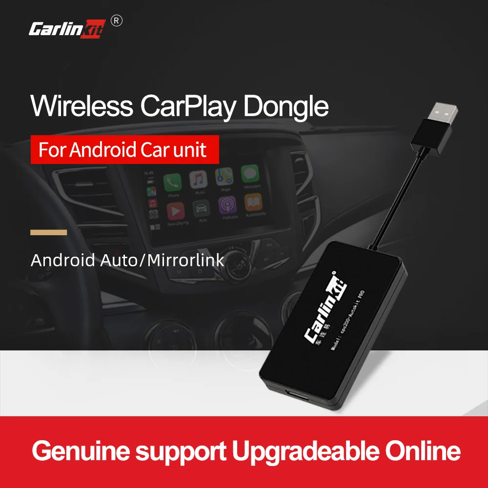 

Carlinkit USB CarPlay ключ/Android авто для Android автомобильный Android мультимедийный плеер iPhone Android телефон беспроводной Autokit черный